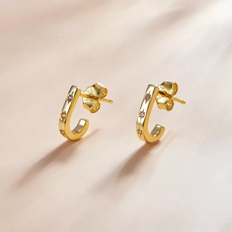 (afbeelding voor) Pandora Style Star Crutch Oorknopjes - SCE1169-B - Bekijken 2