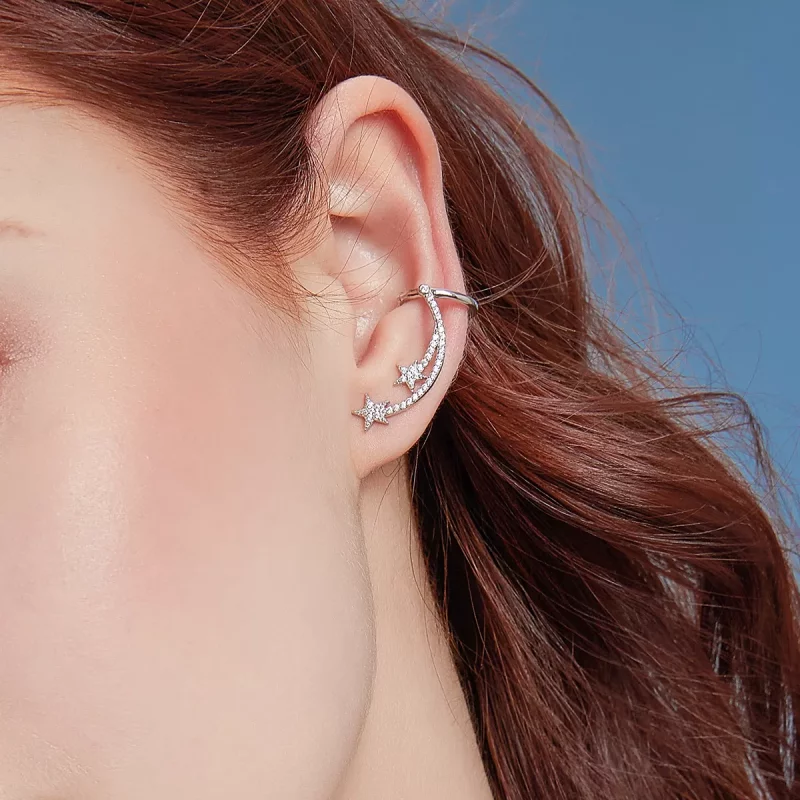 (afbeelding voor) Pandora Style Star Series - Meteoor Oorknopjes - BSE087 - Bekijken 5