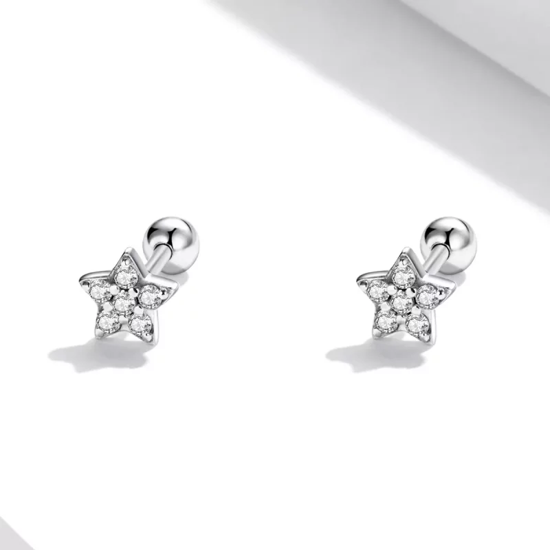 (afbeelding voor) Pandora Style Stralende Ster Oorknopjes - SCE1297 - Bekijken 2