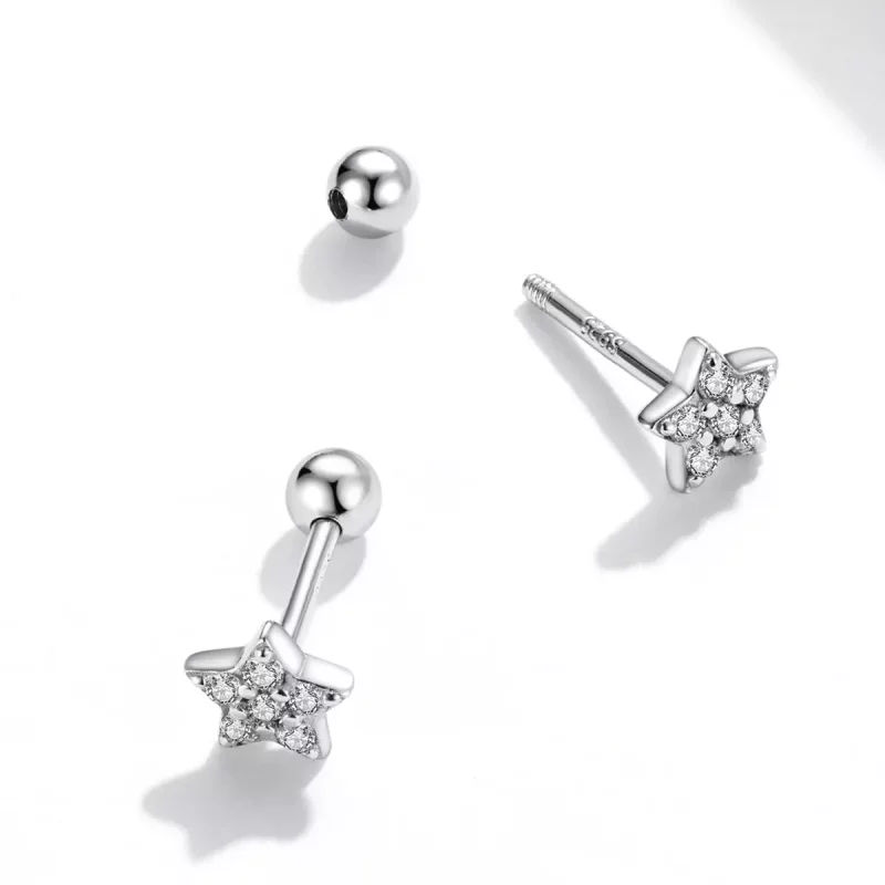 (afbeelding voor) Pandora Style Stralende Ster Oorknopjes - SCE1297 - Bekijken 4