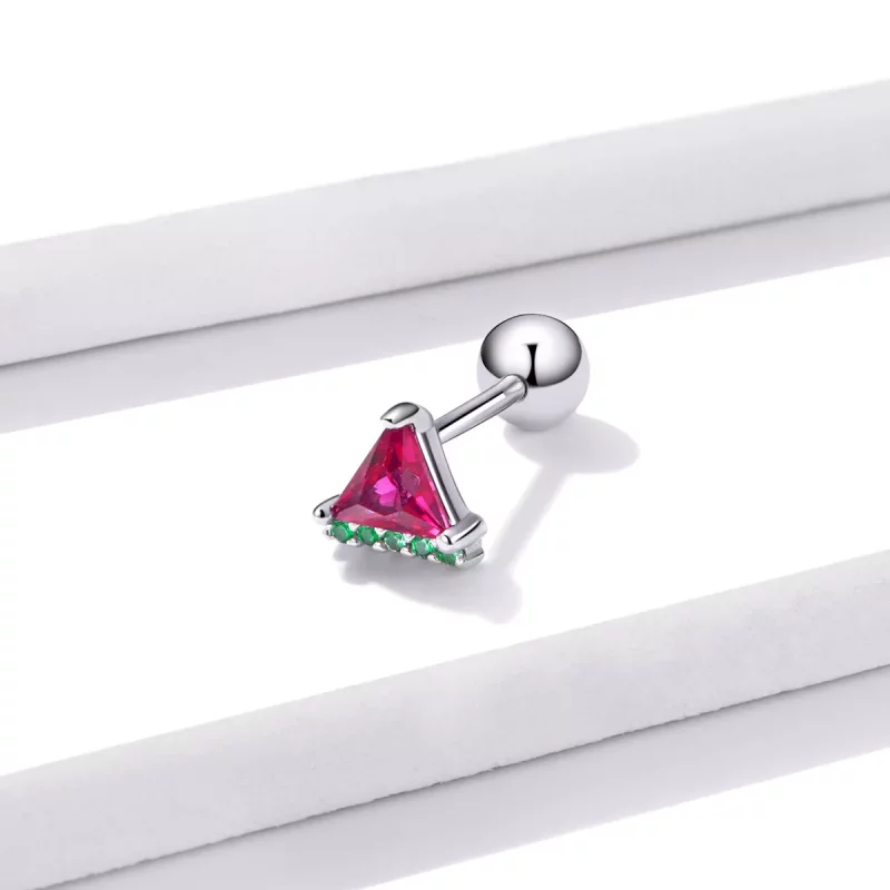 (afbeelding voor) Pandora Style Summer Sweetheart - Watermeloen Oorknopjes - BSE492 - Bekijken 2