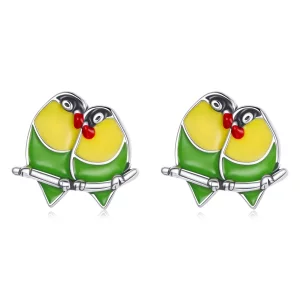 (afbeelding voor) Pandora Style Twee Wielewaal Oorknopjes - SCE1278