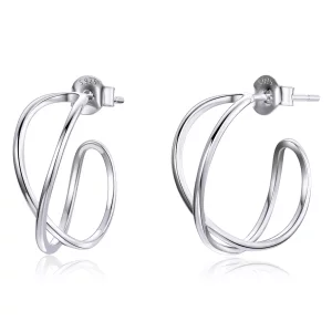 Pandora Style Verweven liefde Oorknopjes - SCE1195 (afbeelding voor) Pandora Style Verweven liefde Oorknopjes - SCE1195