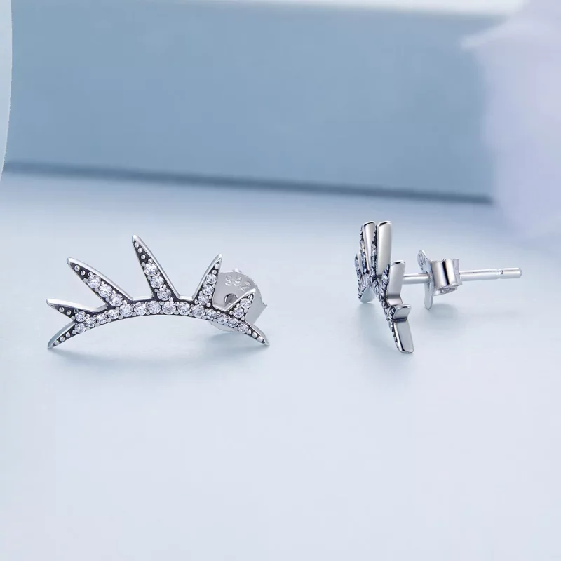 (afbeelding voor) Pandora Style Wimper Oorknopjes - BSE681 - Bekijken 3
