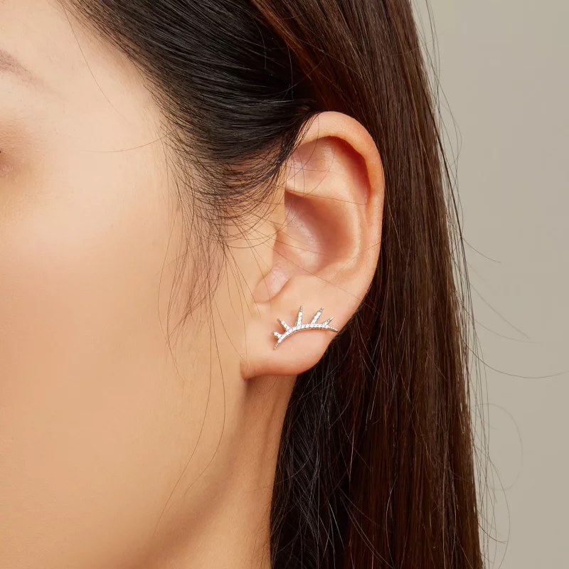 (afbeelding voor) Pandora Style Wimper Oorknopjes - BSE681 - Bekijken 6