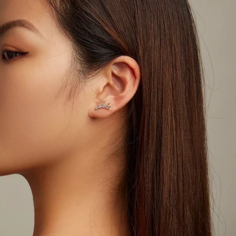 (afbeelding voor) Pandora Style Wimper Oorknopjes - BSE681 - Bekijken 7