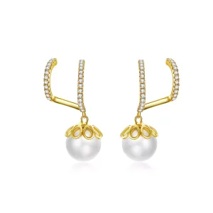 (afbeelding voor) Pandora Style Zachte Parel Oorknopjes - BSE151