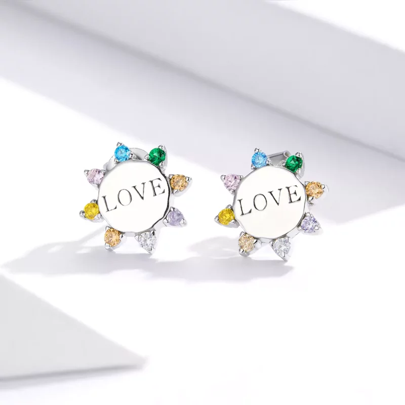 (afbeelding voor) Pandora Style Zoete Liefde Oorknopjes - SCE892 - Bekijken 2