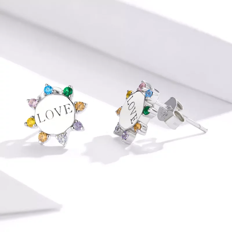 (afbeelding voor) Pandora Style Zoete Liefde Oorknopjes - SCE892 - Bekijken 3