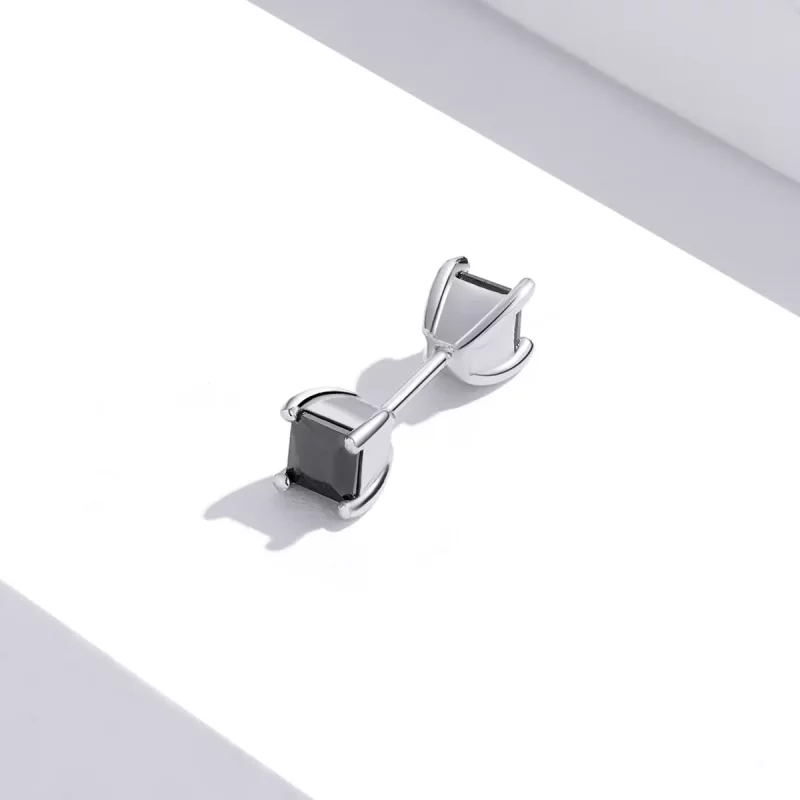 (afbeelding voor) Pandora Style Zwart Zirkonium Oorknopjes - SCE1325 - Bekijken 2