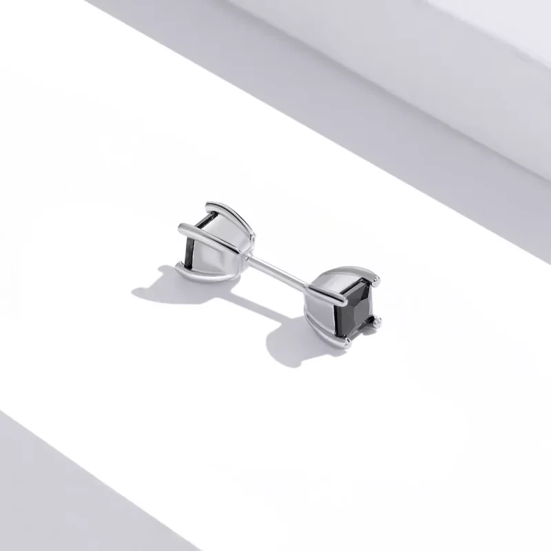 (afbeelding voor) Pandora Style Zwart Zirkonium Oorknopjes - SCE1325 - Bekijken 3
