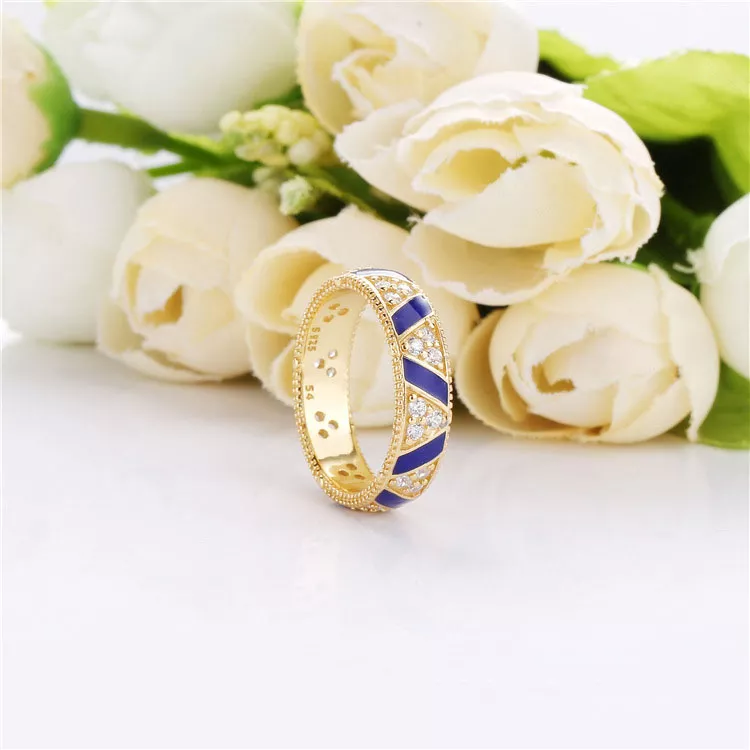 (afbeelding voor) Pandora Exotic Stones & Stripes Ring - 168057CZ - Bekijken 2