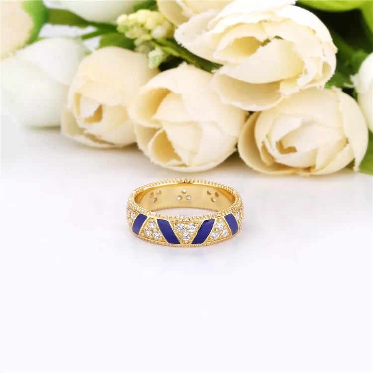 (afbeelding voor) Pandora Exotic Stones & Stripes Ring - 168057CZ - Bekijken 3