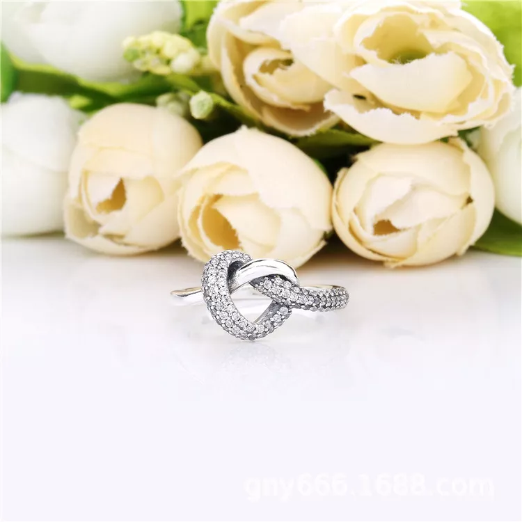 (afbeelding voor) Pandora Knotted Heart Ring - 198086CZ - Bekijken 2