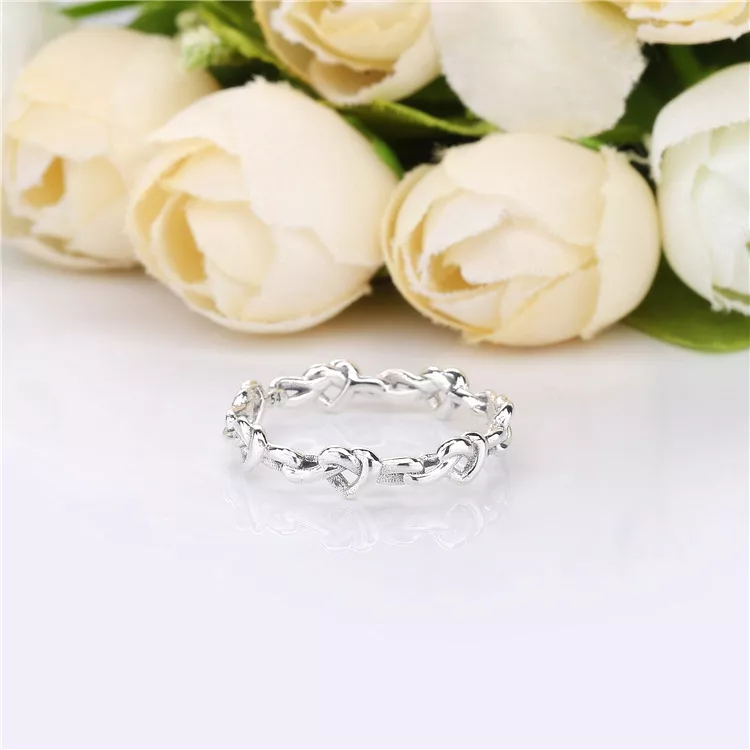 (afbeelding voor) Pandora Knotted Hearts Ring - 198018 - Bekijken 3
