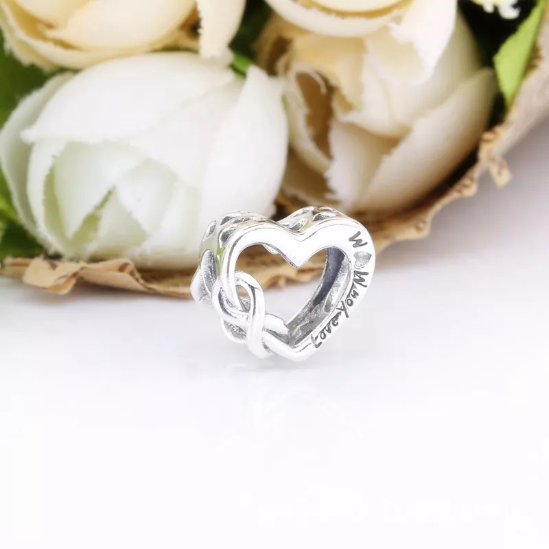 (afbeelding voor) PANDORA Oneindig Hart Bedel Met Tekst 'Love You Mum' 798825C00 - Bekijken 3