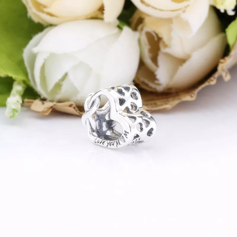 (afbeelding voor) PANDORA Oneindig Hart Bedel Met Tekst 'Love You Mum' 798825C00 - Bekijken 4