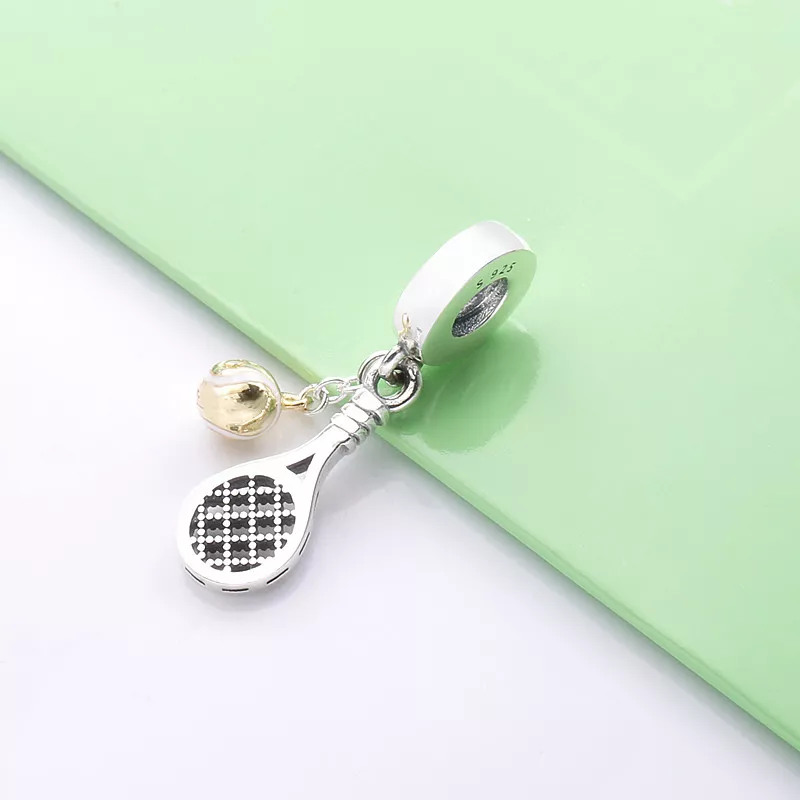(afbeelding voor) PANDORA Tennisracket en Bal Hangende Bedel - 769026C01 - Bekijken 4