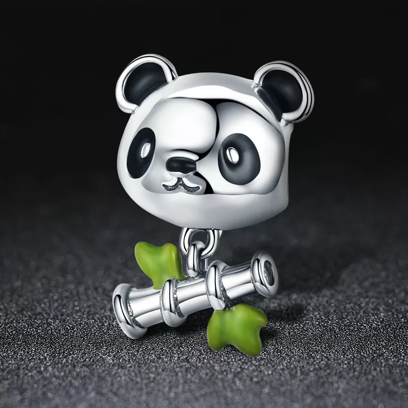 (afbeelding voor) Pandora Style Panda eet graag bamboe Bedel - SCC325 - Bekijken 3