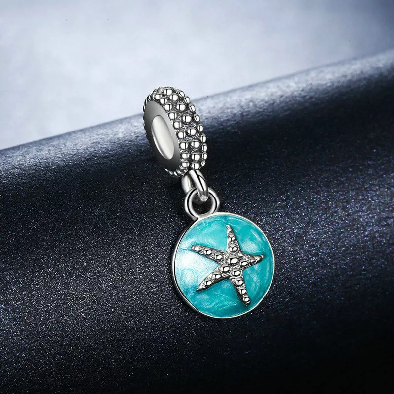(afbeelding voor) Pandora Style Zomerstijl Blauwe Zee Hangende Bedel - SCC136 - Bekijken 5