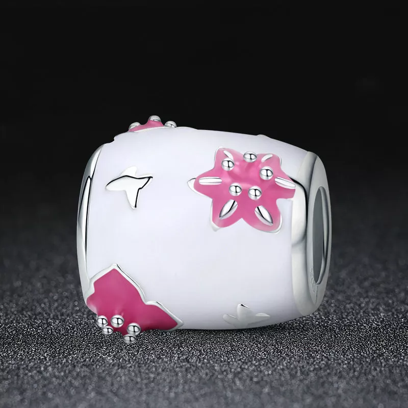 (afbeelding voor) Pandora Style Bloemen en vlinders Bedel - SCC446 - Bekijken 2