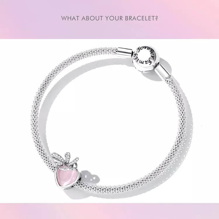 (afbeelding voor) Pandora Style Roze Hart Bedel - SCC2261 - Bekijken 8