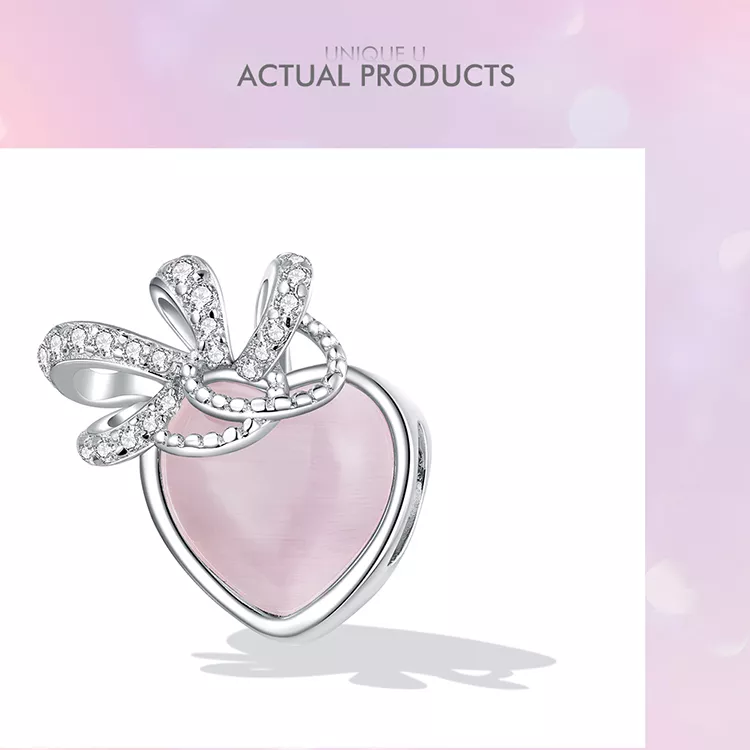 (afbeelding voor) Pandora Style Roze Hart Bedel - SCC2261 - Bekijken 9