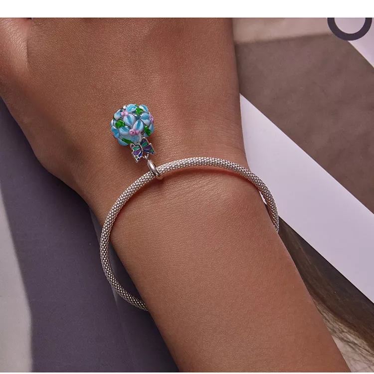 (afbeelding voor) Pandora Style Vlinders Hangende Bedel - SCC2214 - Bekijken 9