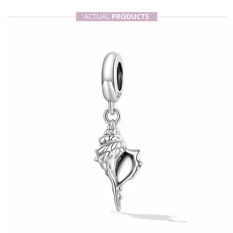 (afbeelding voor) Pandora Style Zilveren schelp Hangende Bedel - SCC2235 - Bekijken 7