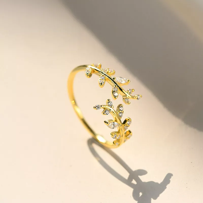 (afbeelding voor) Pandora Style Delicate bladeren Open Ring - BSR241-B - Bekijken 4