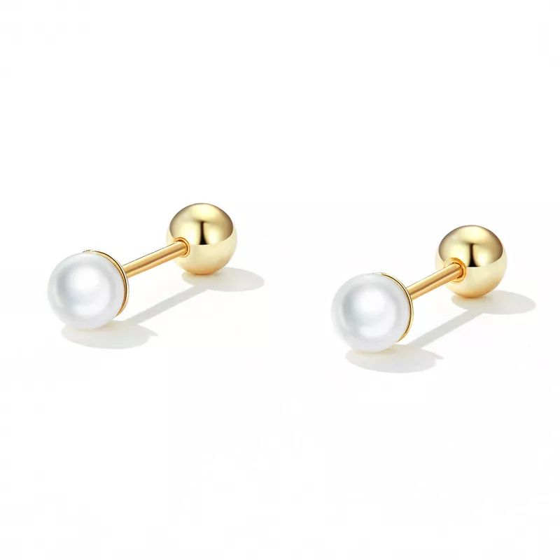 (afbeelding voor) Pandora Style Parel Oorknopjes - BSE630-BL - Bekijken 2