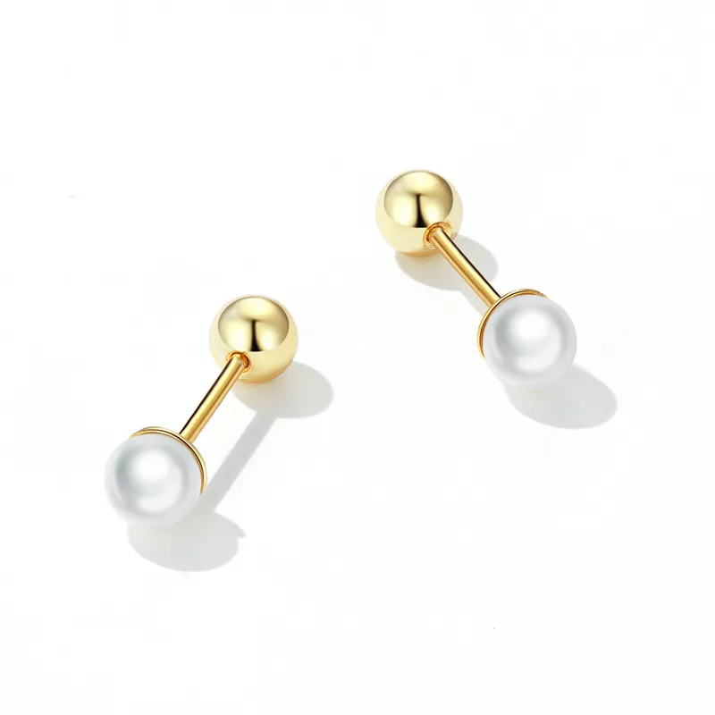 (afbeelding voor) Pandora Style Parel Oorknopjes - BSE630-BL - Bekijken 4