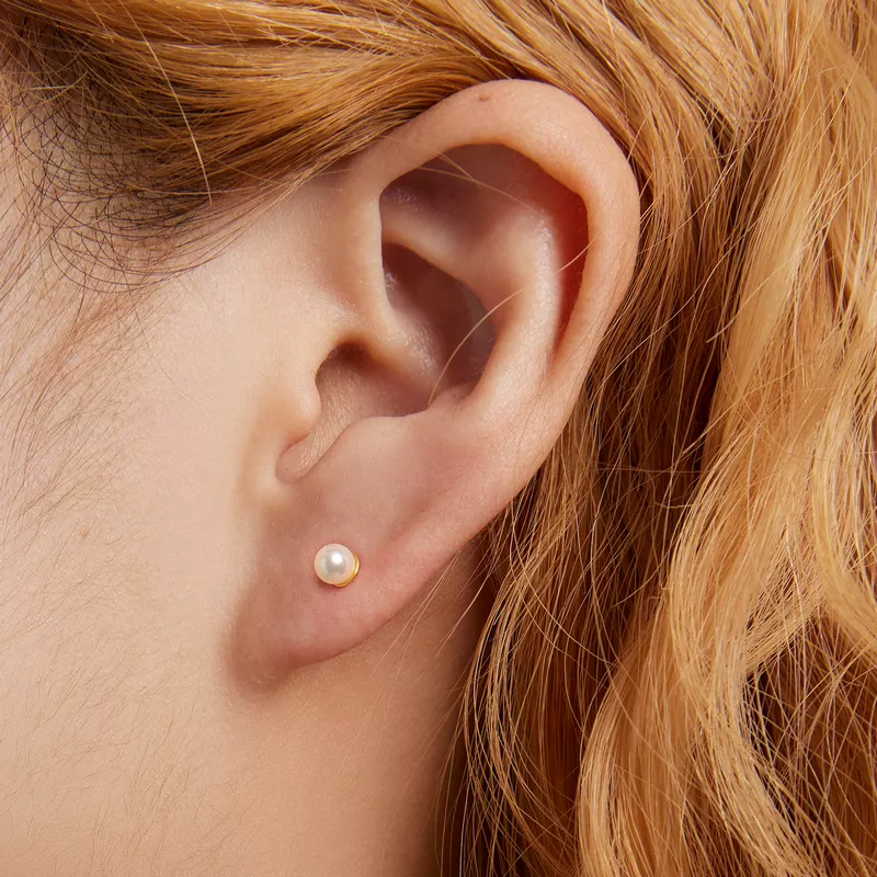 (afbeelding voor) Pandora Style Parel Oorknopjes - BSE630-BL - Bekijken 5