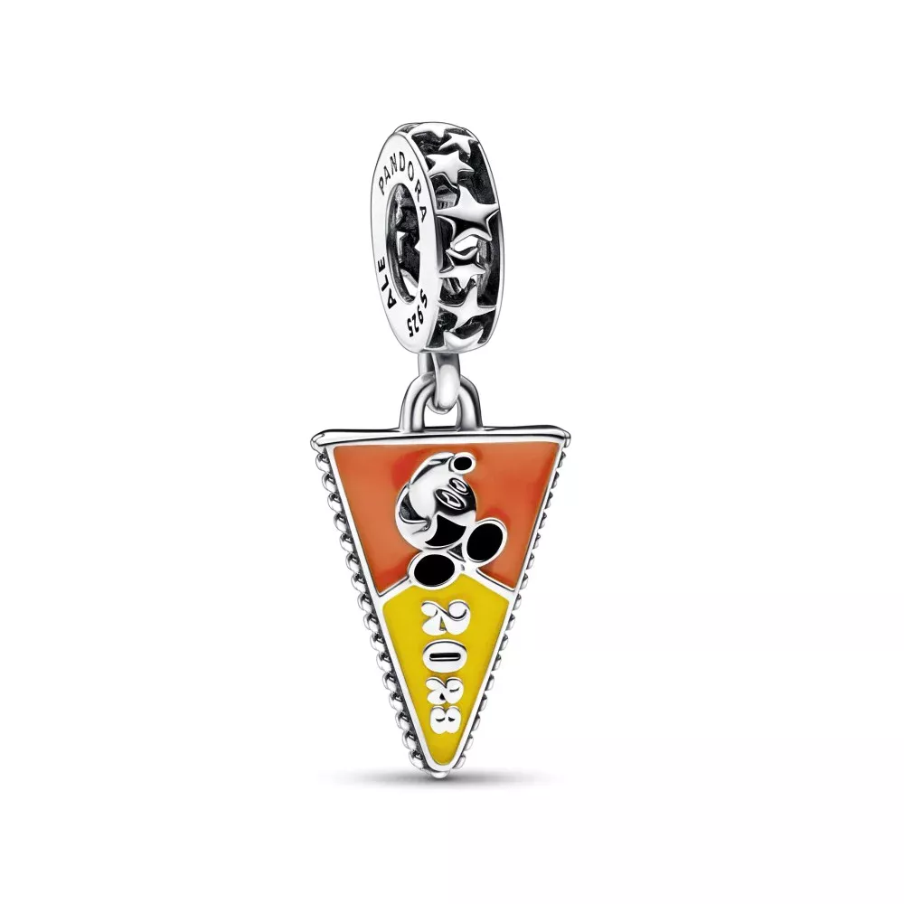 disney parks pandora 2023 mickey mouse pennant ijsco bar hanger bedel nib p d 3883
