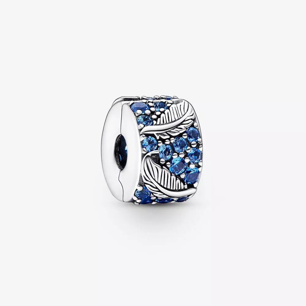 pandora gebogen veer pavé clip bedel 792552c01