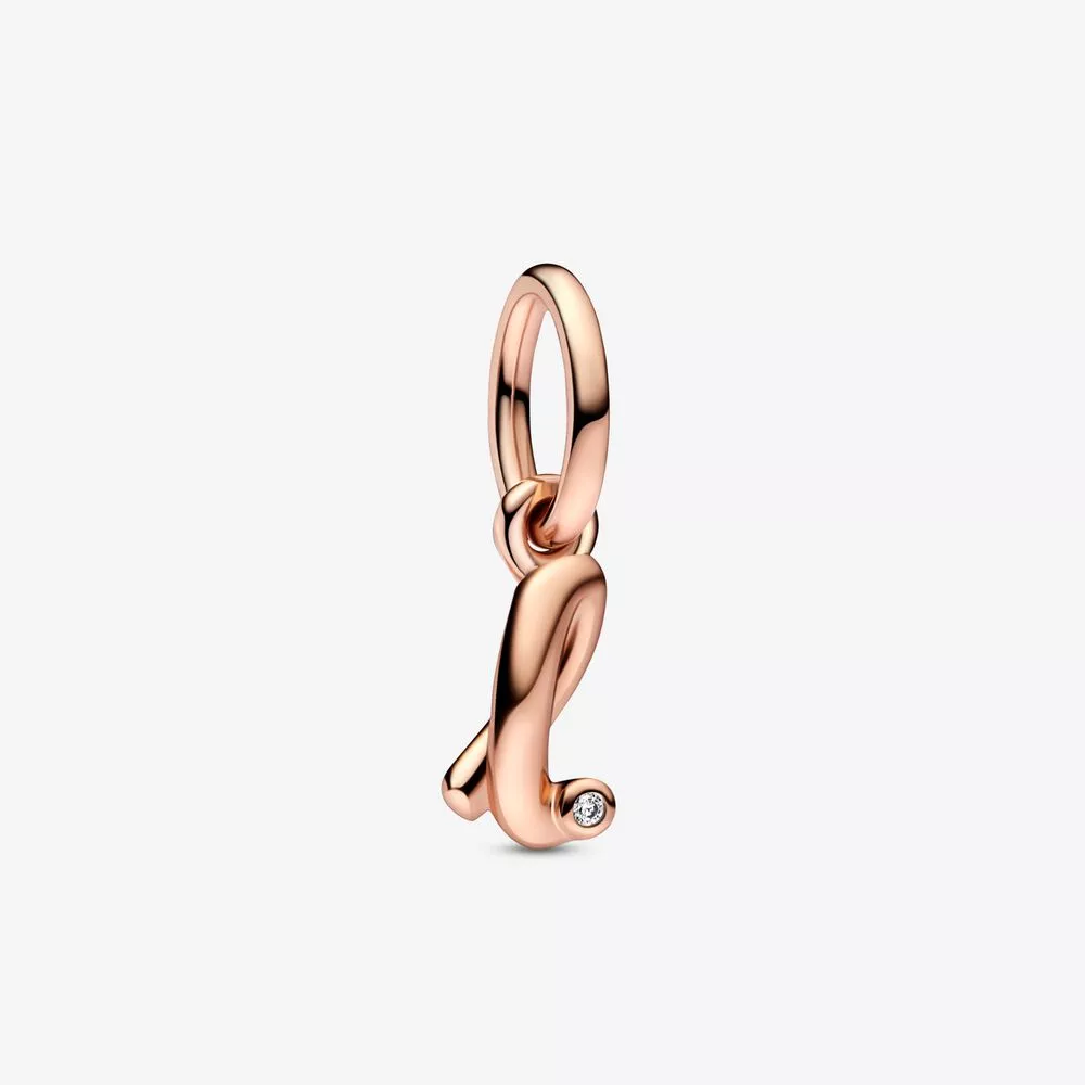 pandora letter l script alphabet dangle charm 782533c01