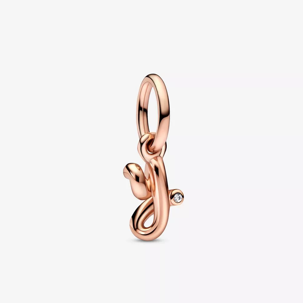 pandora letter y script alphabet hangbedel 782458c01