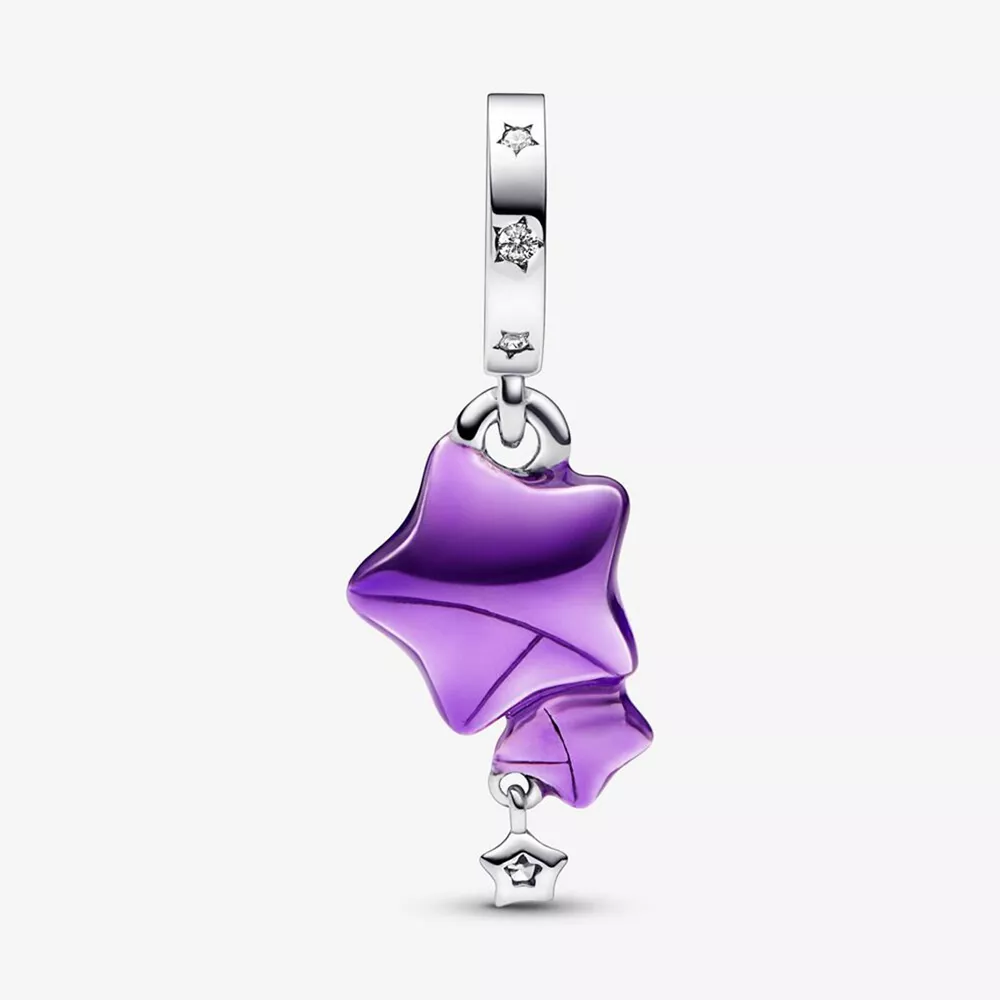 pandora paars geluksster hanger 792487c01