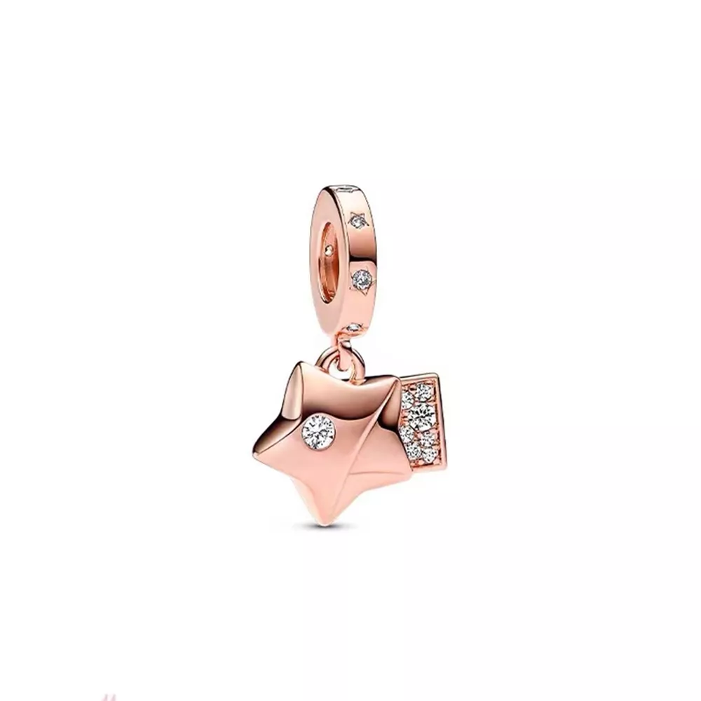 pandora roségoud geluksster hangende hanger 782483c01