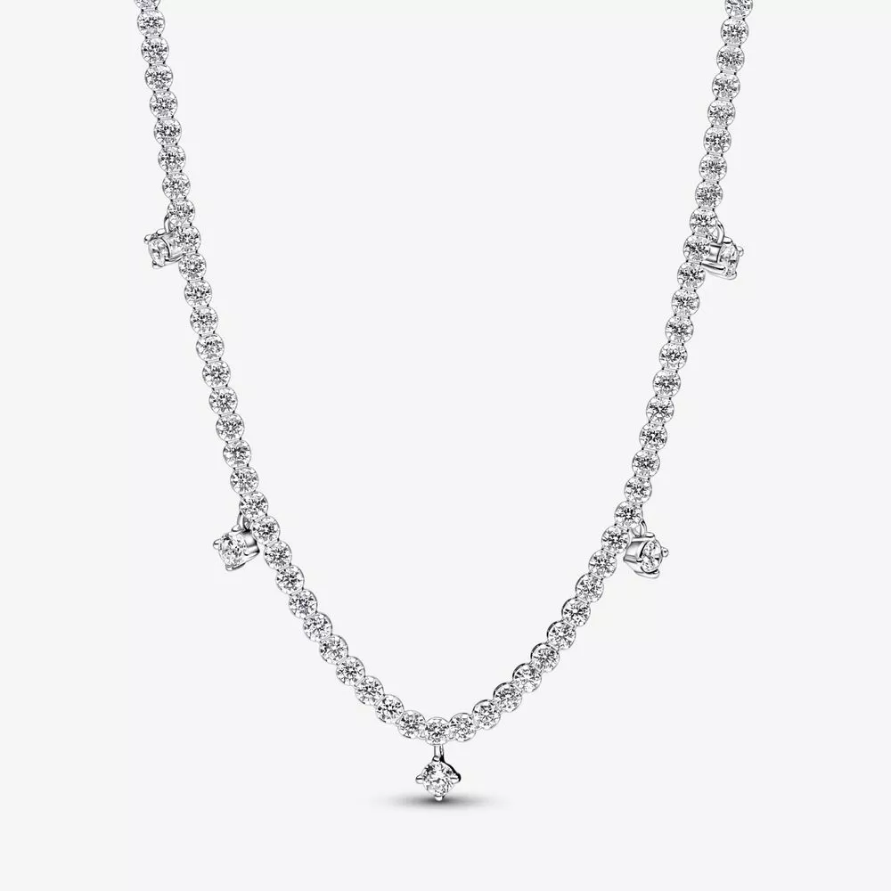 pandora sprankelende druppel collier ketting 392405c01