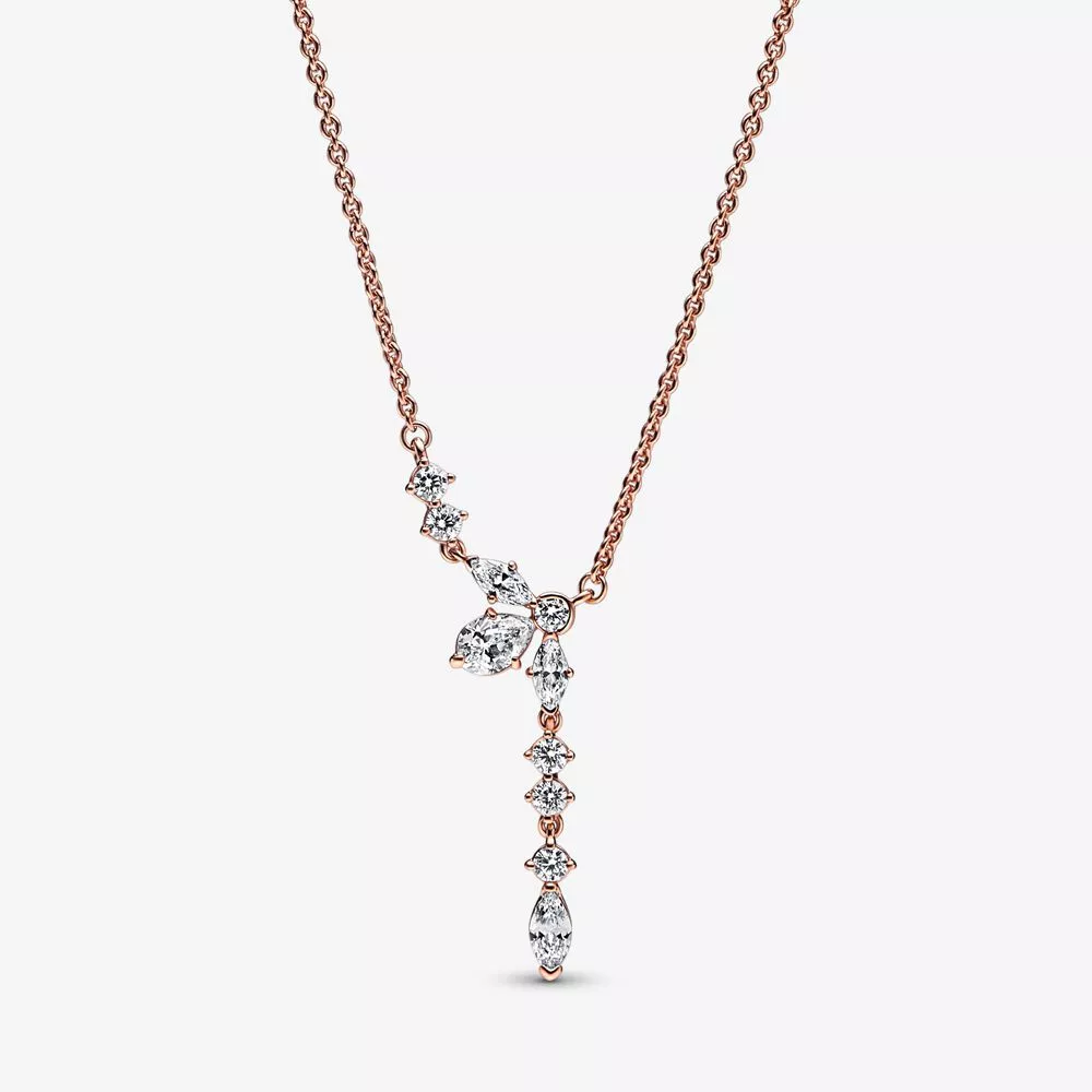 pandora sprankelende herbarium cluster hanger ketting 382386c01