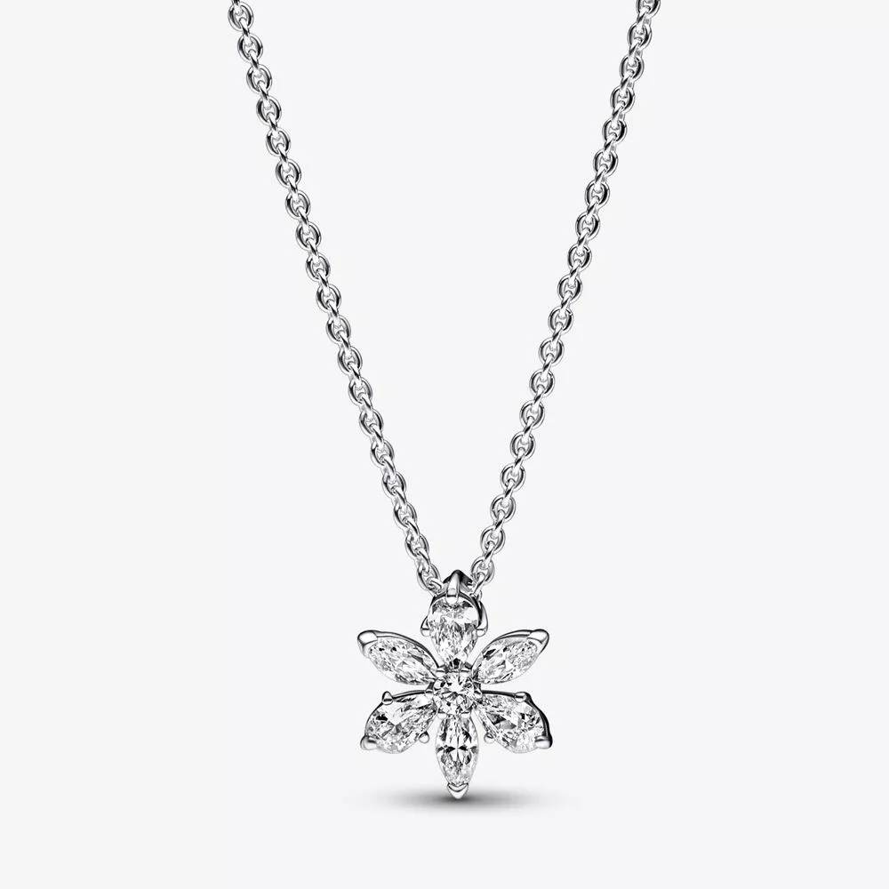 pandora sprankelende herbarium cluster hanger ketting 392387c01