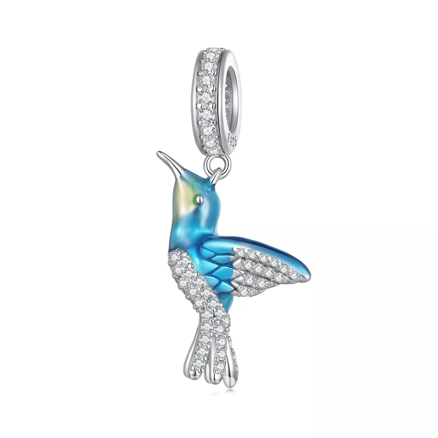 pandora stijl delicate ijsvogel hanger bedel bsc858