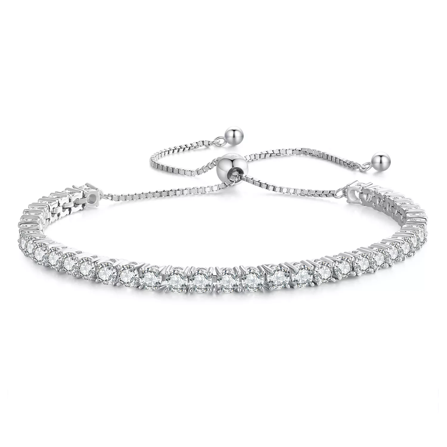pandora stijl fijne moissanite armband msb005