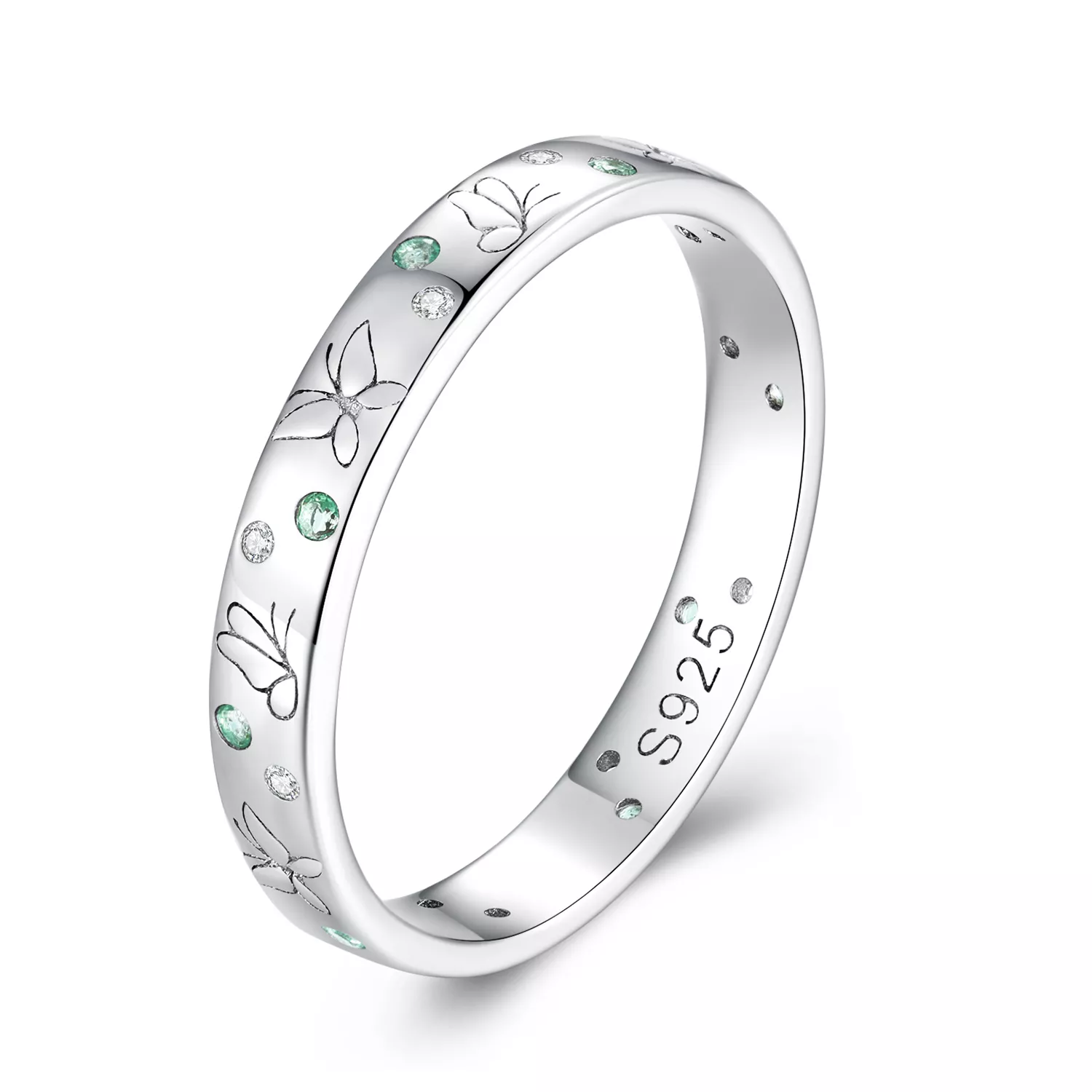 pandora stijl lente vlinder ring scr932