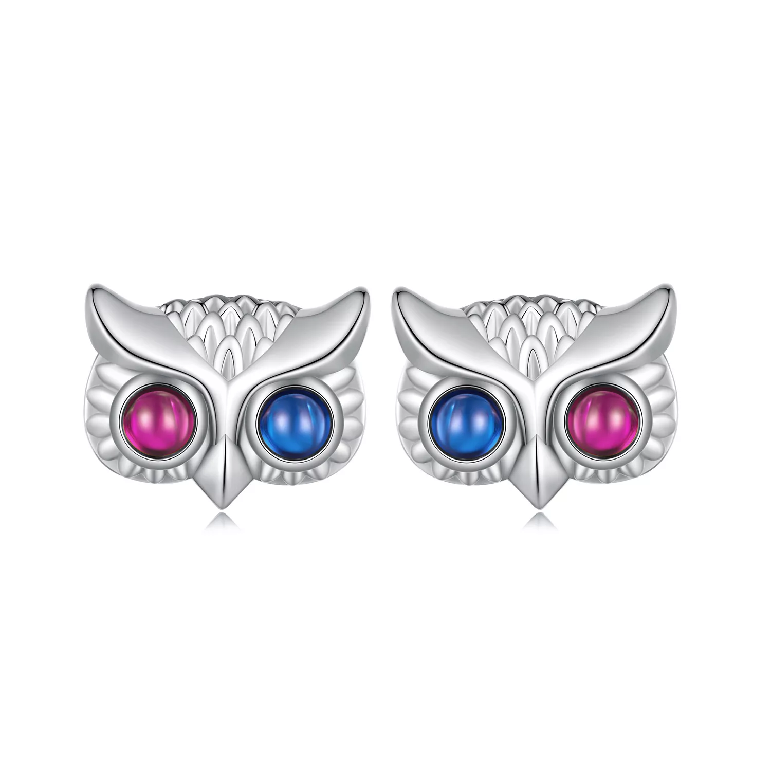 pandora stijl uil stud oorbellen sce1602