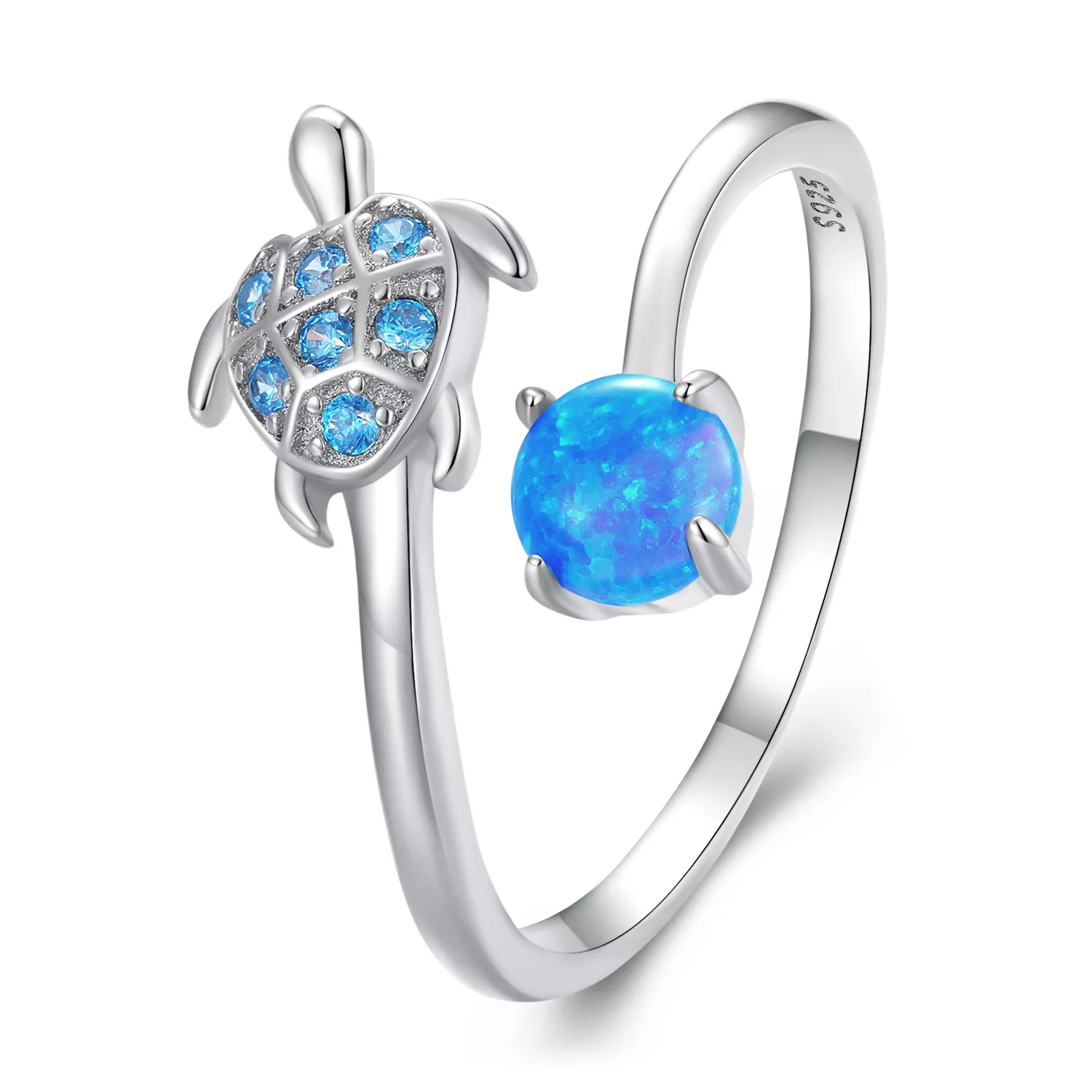 pandora stijl zee schildpad ring scr928