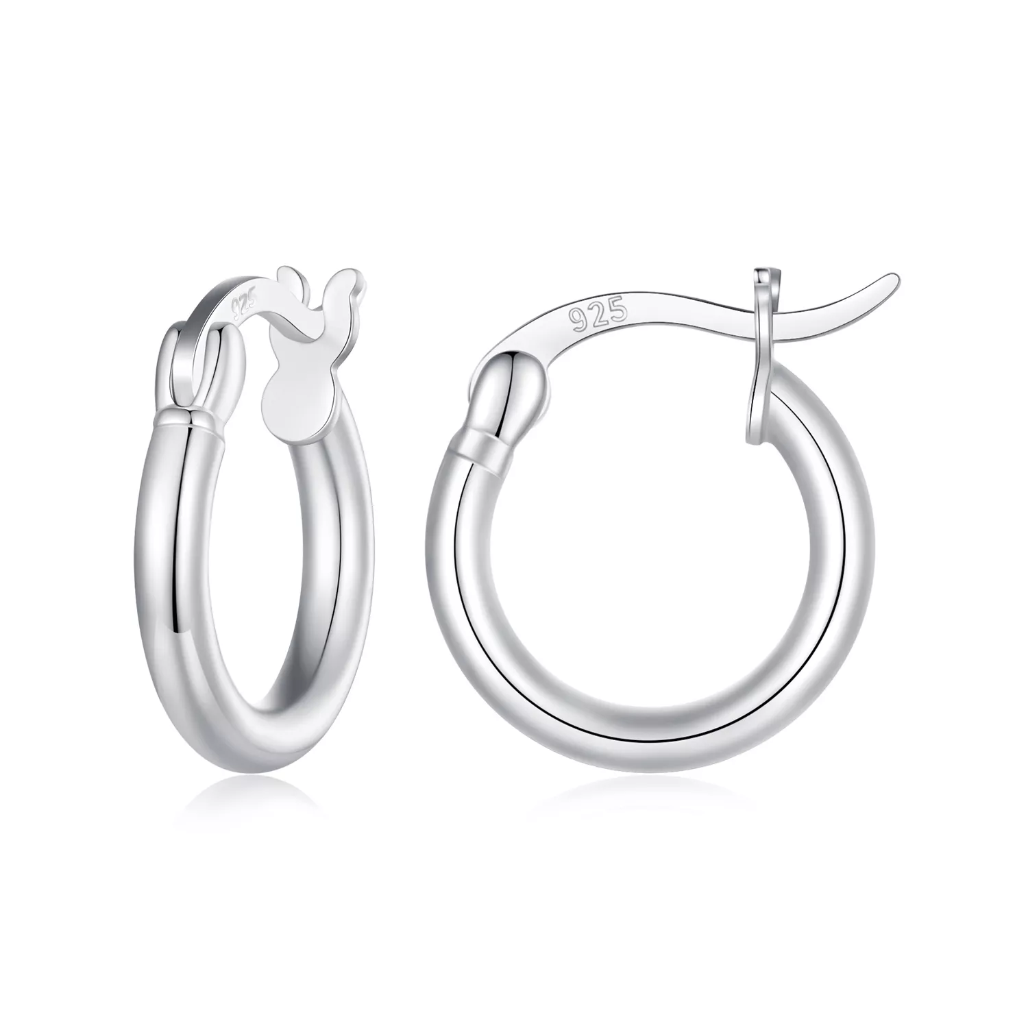 pandora stijl kleine cirkel hoops oorbellen sce1608 s