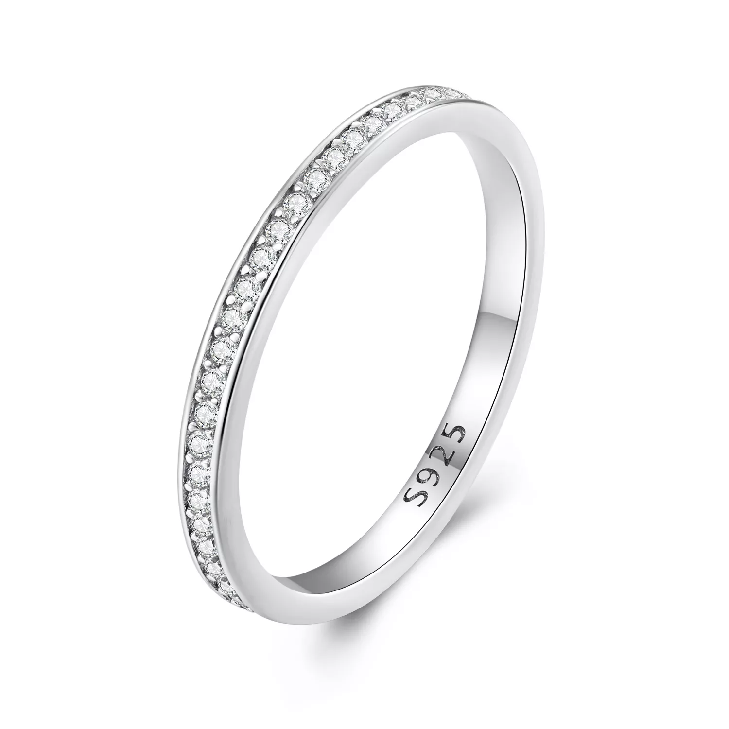 pandora stijl pave moissanite ring msr030