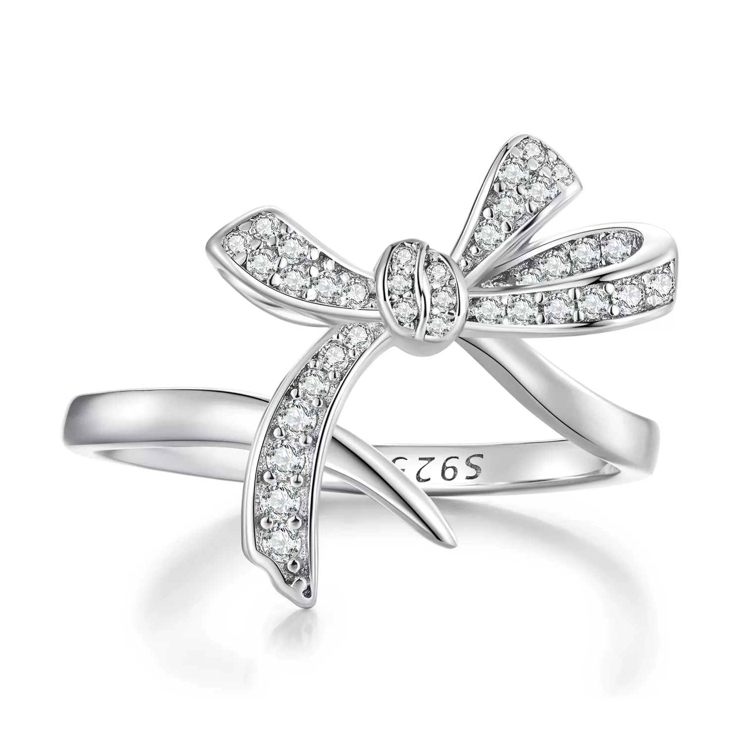 pandora stijl strik open ring bsr435